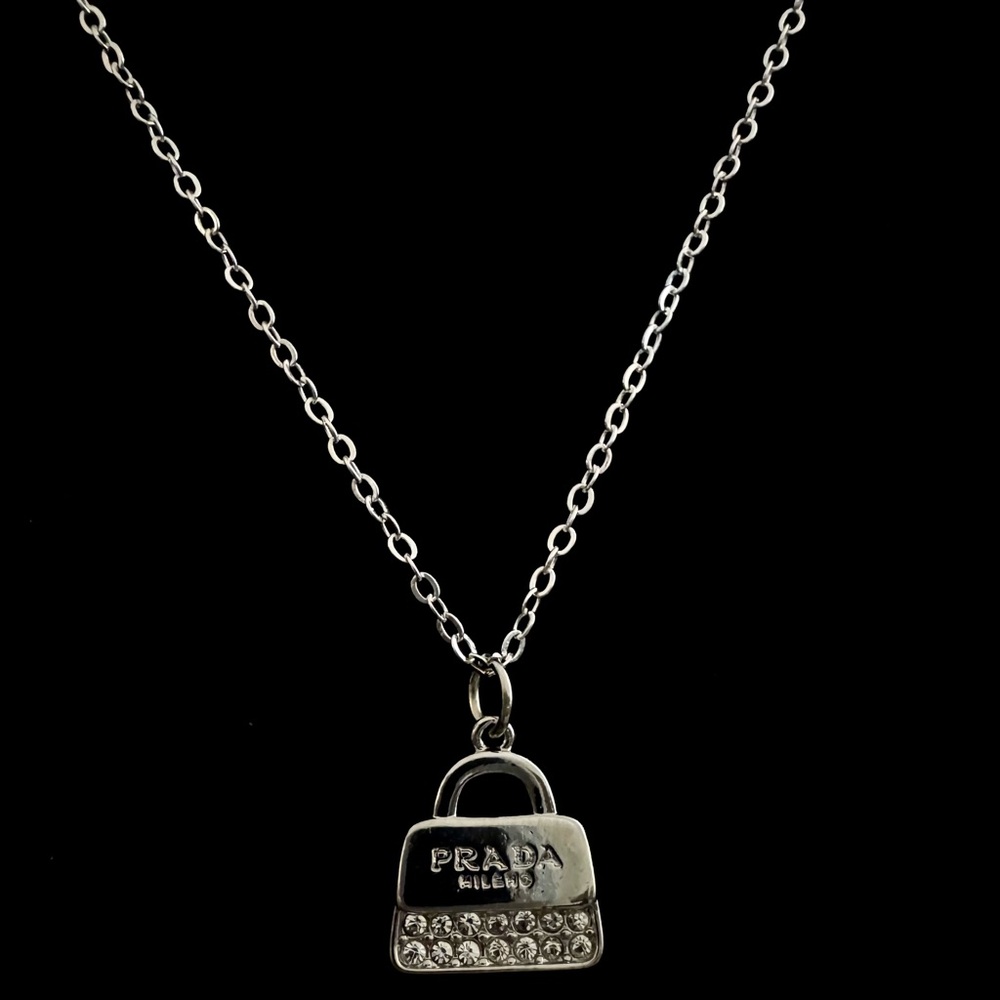 PRADA SILVER NECKLACE